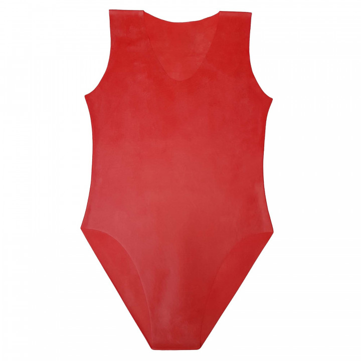 Latex-Body Rot Damen Naturlatex Gummi Einheitsgröße