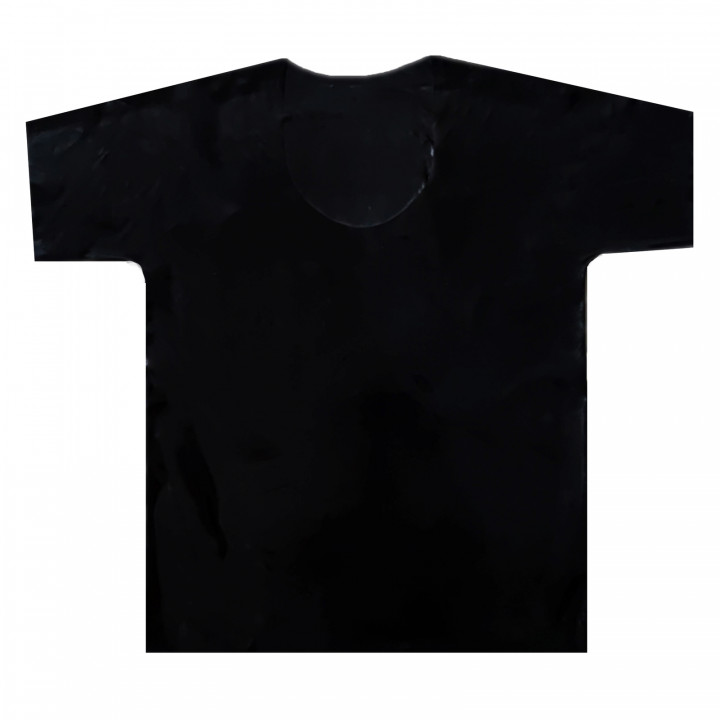 Black Latex T-Shirt Short Sleeve Larger Cut Rubber Top Unisex Natural Latex