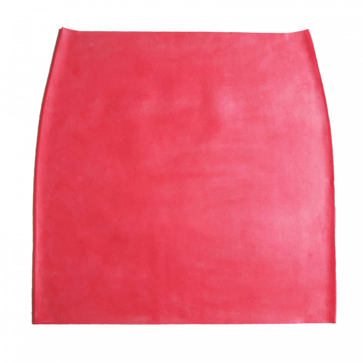 Womens Red Latex Mini Skirt Rubber Miniskirt 100% Natural Latex One Size