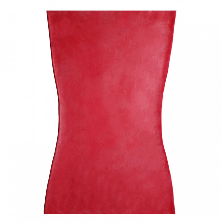 Womens Red Latex Short Dress Rubber Mini Dress 100% Natural Latex One Size