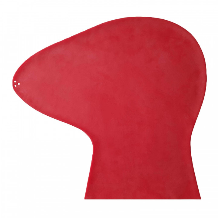 Latexmaske Rebreather Rot Unisex Naturlatex Gummi Einheitsgröße