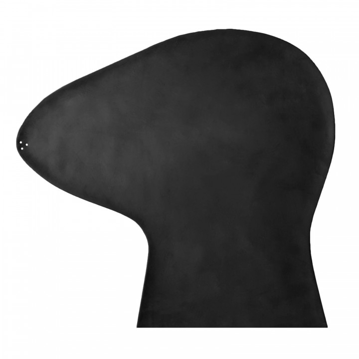 Latexmaske Rebreather Schwarz Unisex Naturlatex Gummi Einheitsgröße