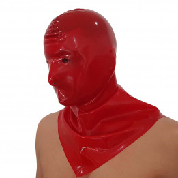 Latex-Henkersmaske Rot Unisex Naturlatex Gummi Einheitsgröße