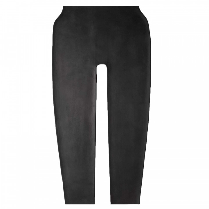 Latex-Leggings Schwarz Unisex Naturlatex Gummi Einheitsgröße