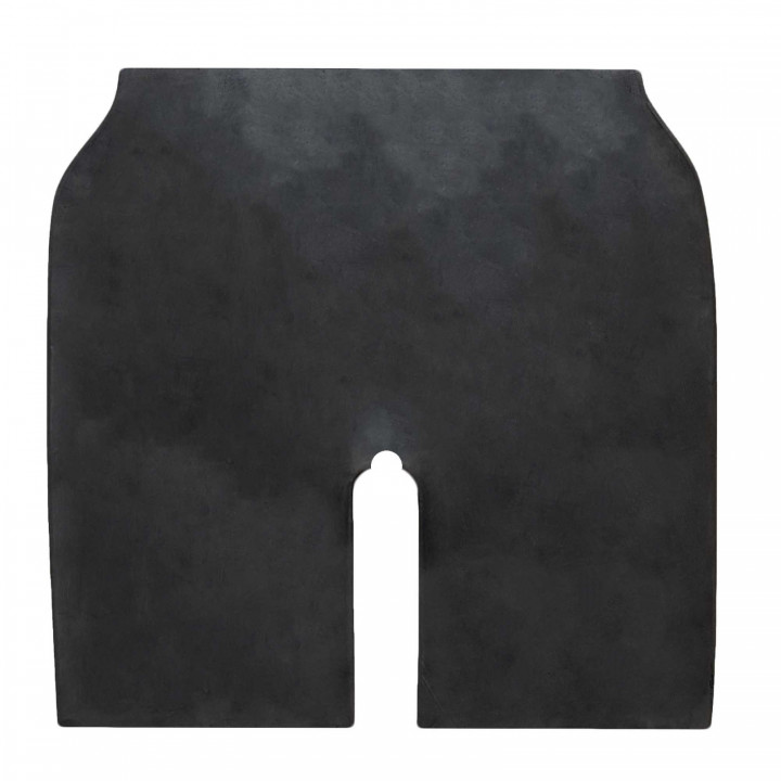 Latex-Radlerhose Ouvert Schwarz Damen Naturlatex Gummi Einheitsgröße
