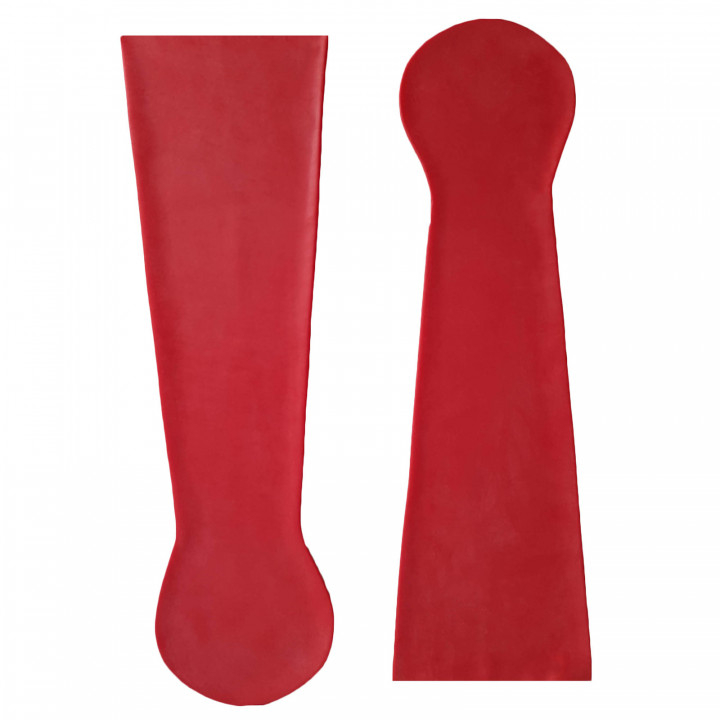 Red Latex Mittens Rubber Bondage Mitts 100% Natural Latex Unisex One Size