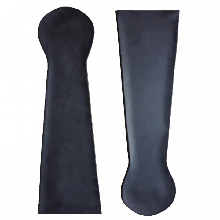 Latex-Fausthandschuhe Mittens Schwarz Unisex Naturlatex Gummi Einheitsgröße