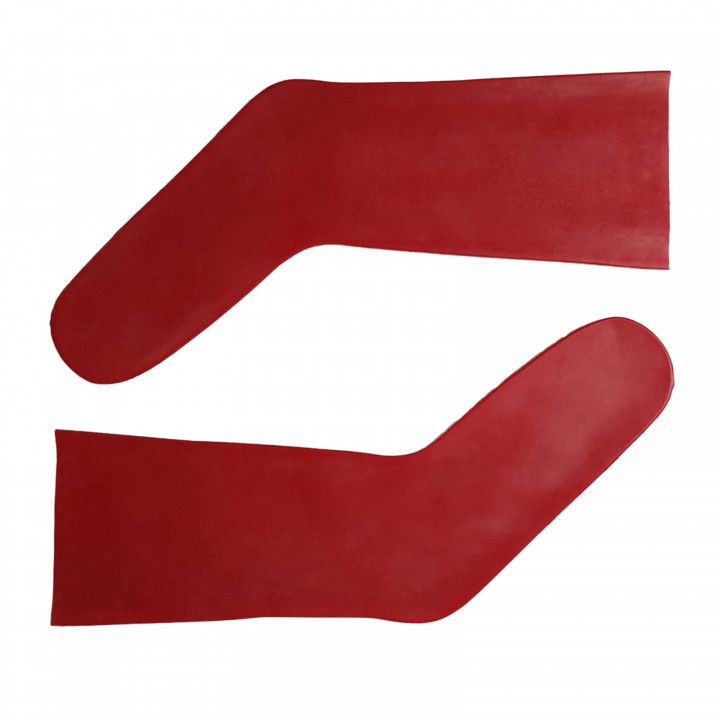 Latex-Socken Rot Unisex Naturlatex Gummi Einheitsgröße