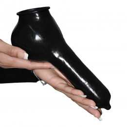 Latex-Hodenkondom Schwarz Herren Naturlatex Gummi Einheitsgröße