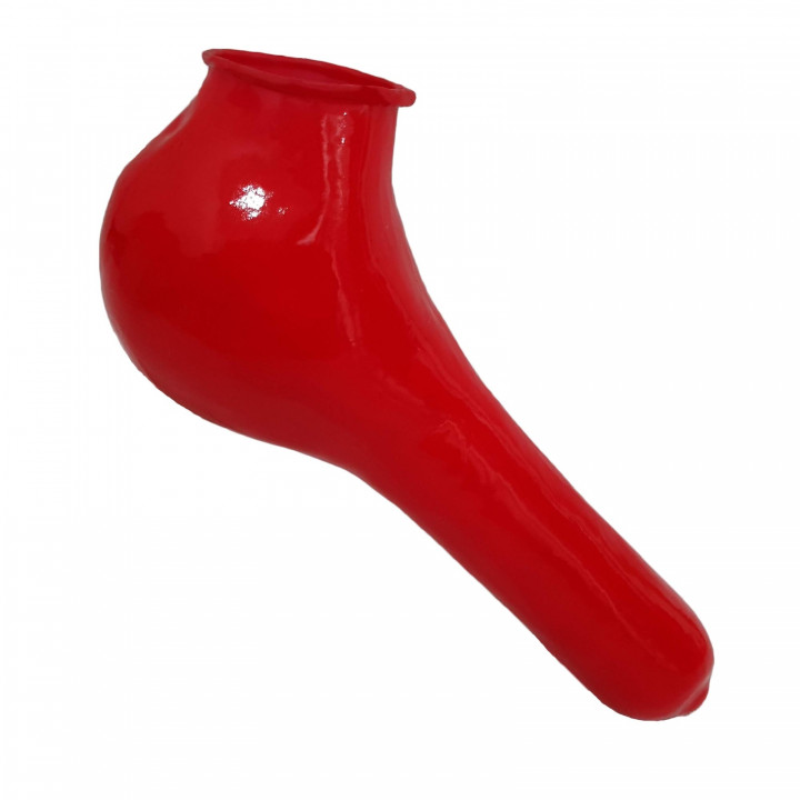 Latex-Hodenkondom Rot Herren Naturlatex Gummi Einheitsgröße