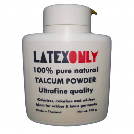 Talc Powder 100g for Latex Clothing Dispenser Bottle Pure Unscented No Additives