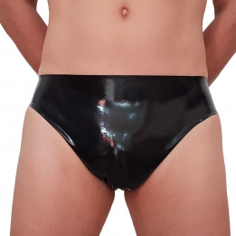 Mens Black Latex Underpants Rubber Briefs Underwear 100% Natural Latex One Size