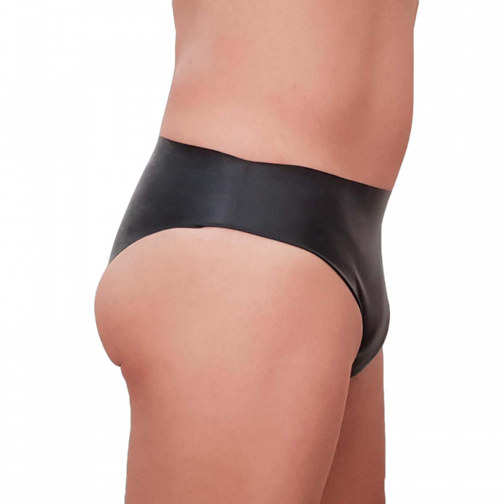 Mens Black Latex Underpants Rubber Briefs Underwear 100% Natural Latex One Size